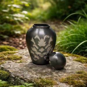 Dome Top Windsor Floral Keepsake Small Cremation Urn for Human Ashes
