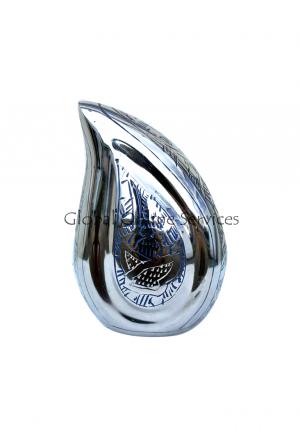 Eternal Flight Blue Teardrop Urn – A Symbol of Peace & Lasting Remembrance