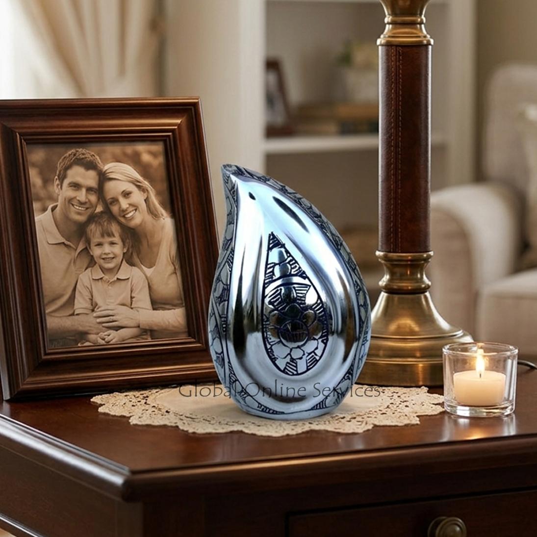 Eternal Flight Teardrop Keepsake Urn – A Symbol of Peace and Remembrance