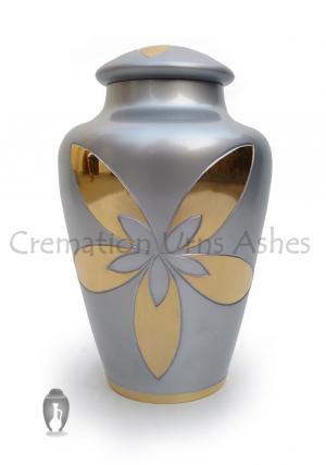 Galaxy Star large adult ash gray memorial human urn