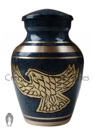 Golden Eagle Keepsake Cremation Urn for Memories 