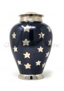 Sliver Star Big Container for Funeral Urns Ashes.