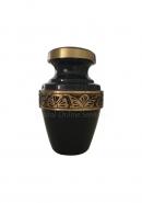 Grecian Rustic Flower Band Pewter Keepsake Cremation Urn for Human Ashes