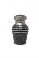 Harlow Black Cremation Keepsake Urn for Funeral Ashes, Small Brass
