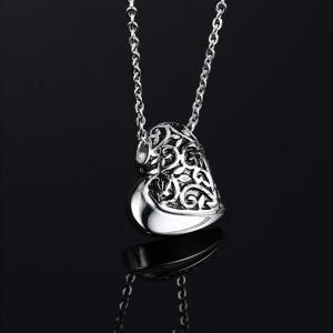 Heart Shaped Cremation Keepsake Jewellery Pendant, Necklace