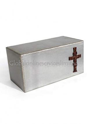 Iron Cremation Urns Ashes, Cross Christ Urn For Human Ashes