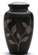 Large Adult Memorial Urn Ashes - Sunflower Cremation Urn