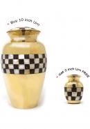 Large Cremation Urn for Adult Human Ashes+ FREE Small Keepsake Urn (Large)