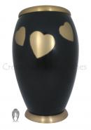 Large Fluttering Monarch Hearts Adult Urn For Human Ashes