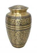 Large Size Antique Engraved Adult Funeral Brass Urn for Human Ashes