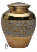 Large Size Elite Mother Of Pearl Adult Memorial Urn For Ashes