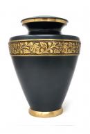 Leaf Band Brass Adult Funeral Urn for Human Ashes 