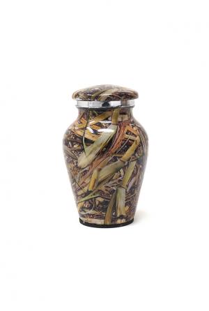 Lost Camo Aluminium Keepsake Urn for Cremation Ashes  (Small)
