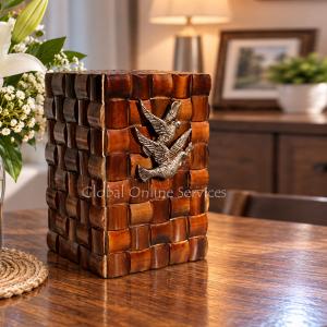 MDF Made Flying Birds Human Ashes for Cremation Urns