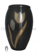Majestic Tulips Adult Memorial Urn for Human Ashes