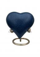 Marble Heart Keepsake Brass Urn for Cremation Ashes