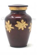Mini Keepsake Falling Leaves Urn for Cremation Ashes (Small)