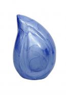 Mystical Presence Small TeardropCremation Urn For Human Ashes (Sky Blue)