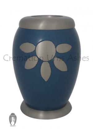 Nirvana Azure Cremation Tealight Urn for Funeral