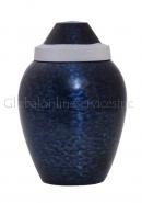 Small Cobalt Blue Funeral Mini Keepsake Urn, Memorial Ashes Urn 3