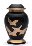 Small Going Home Black Keepsake Urn for Human Cremation Ashes