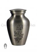 Small Keepsake Blossoming Rose Urn for Funeral Ashes of Human