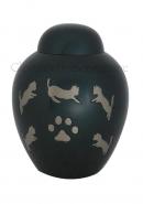 Smaller Dark Slate Dome Top Cremation Urn for Pet Ashes