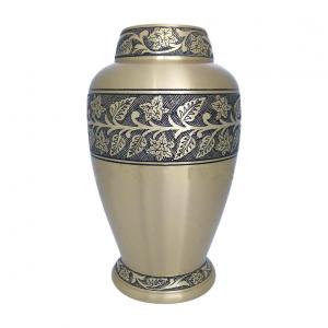 Soulful Peace Floral Band Adult Cremation Urn Ashes