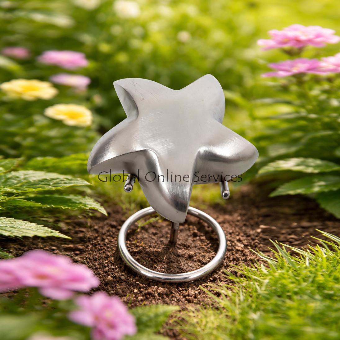 Starlight Silver Keepsake Urn – A Celestial Tribute to Loved Ones