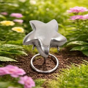 Starlight Silver Keepsake Urn – A Celestial Tribute to Loved Ones