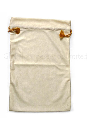 White Pouches for Gift Wrapping Jewellery Organizing Gift Cover + Wedding Gift Candy Bag 