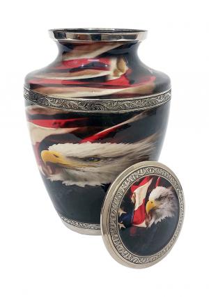Adult brass urns
