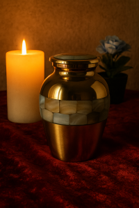 Cherishing Memories The Elite Mother Of Pearl Small Keepsake Memorial Urn