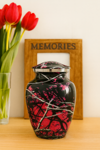 The Beauty of Memory Moonshine Camo Aluminum Small Urn